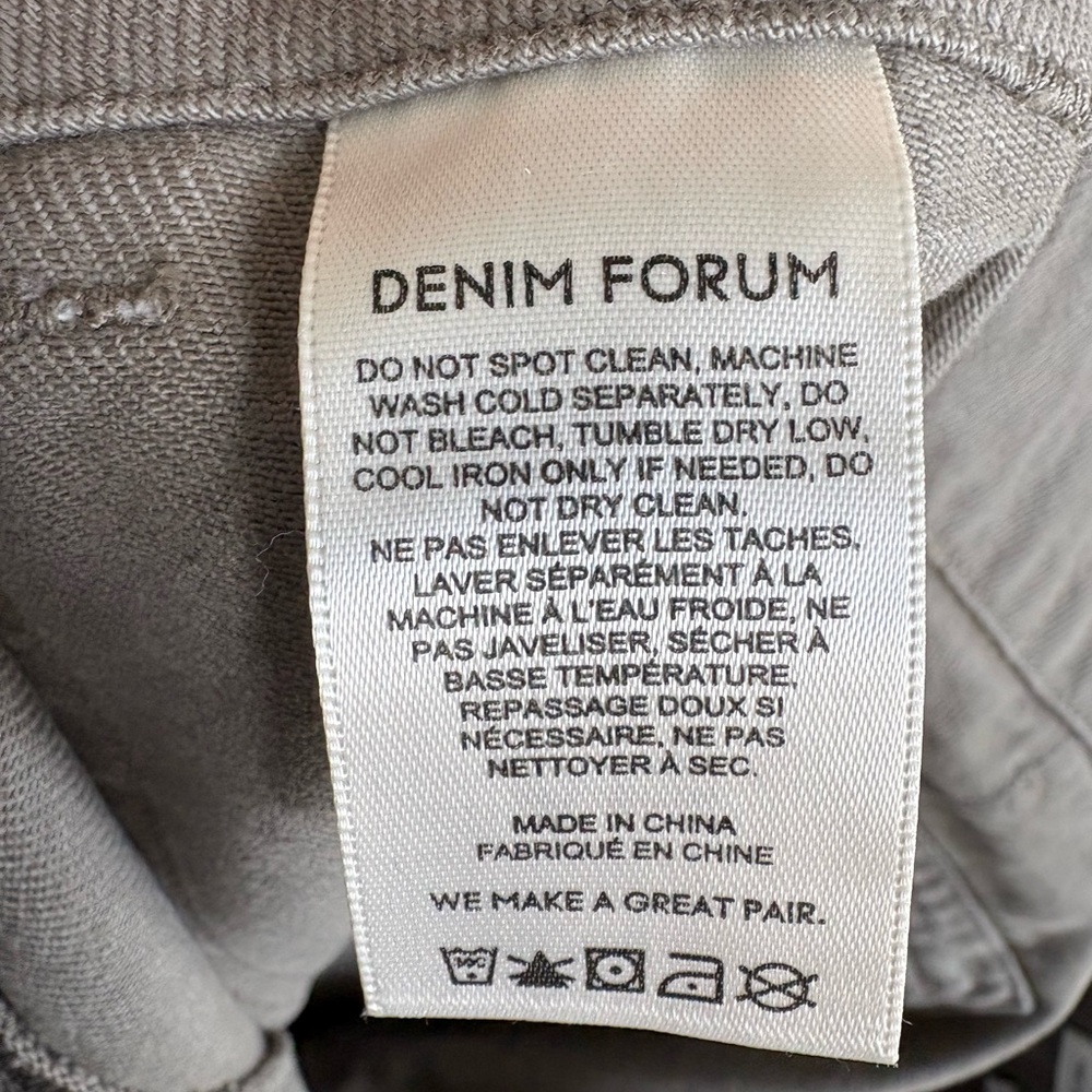Denim Forum Joni Bermuda Shorts - 100% cotton in olive/khaki - Picture 6 of 12